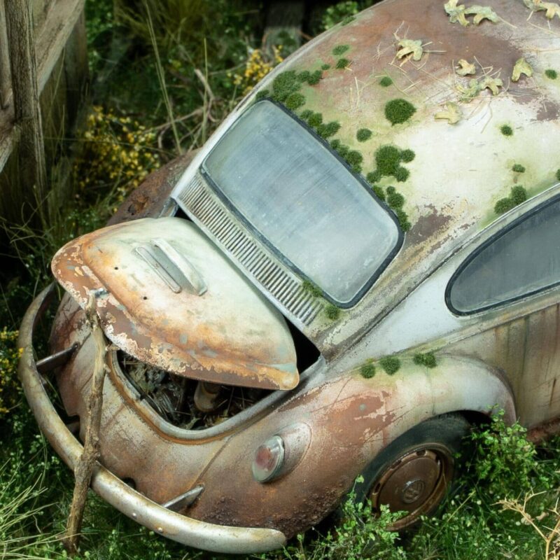 Abandoned VW Beetle