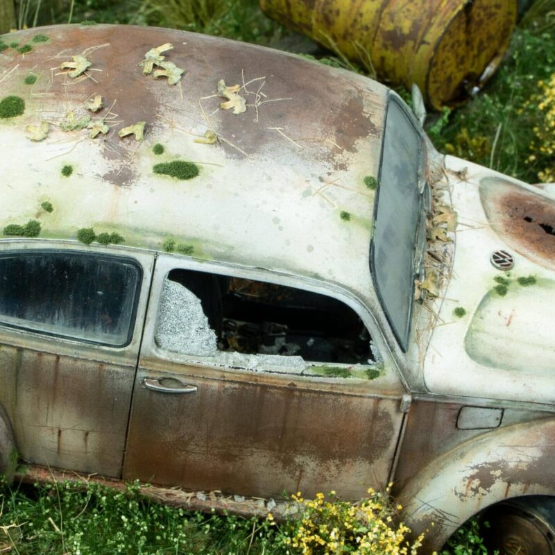 Abandoned VW Beetle