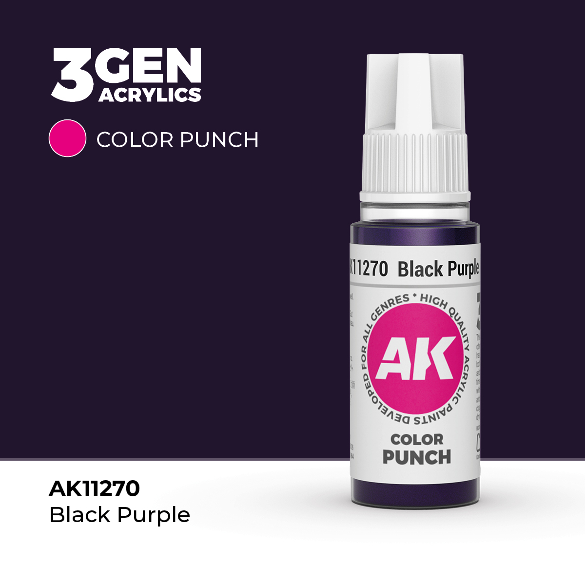 BLACK PURPLE - COLOR PUNCH