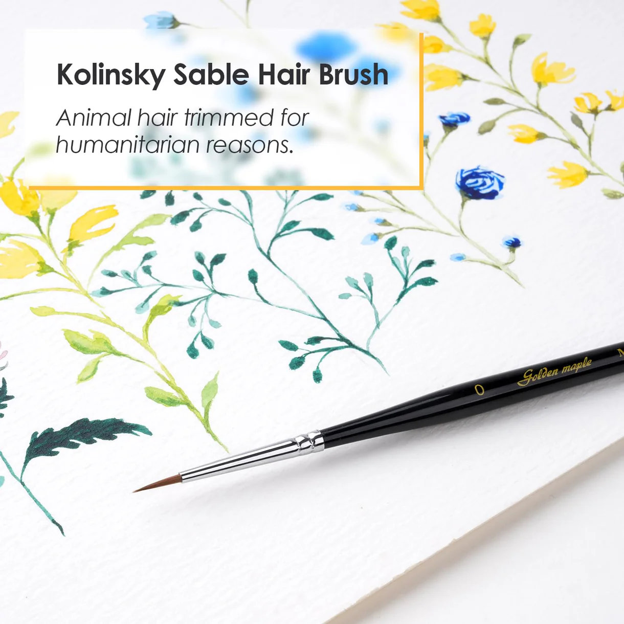 Master Ⅰ: Kolinsky Sable Miniature Detail Brushes Size #2 - Image 5