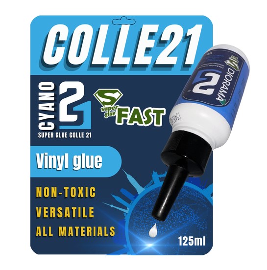 Vinyl white glue Fast Superglue Colle21 - 125 ml