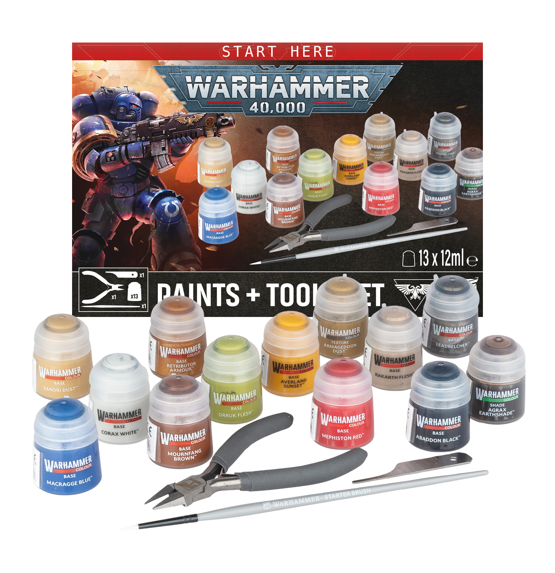 Warhammer 40,000: Paints + Tools